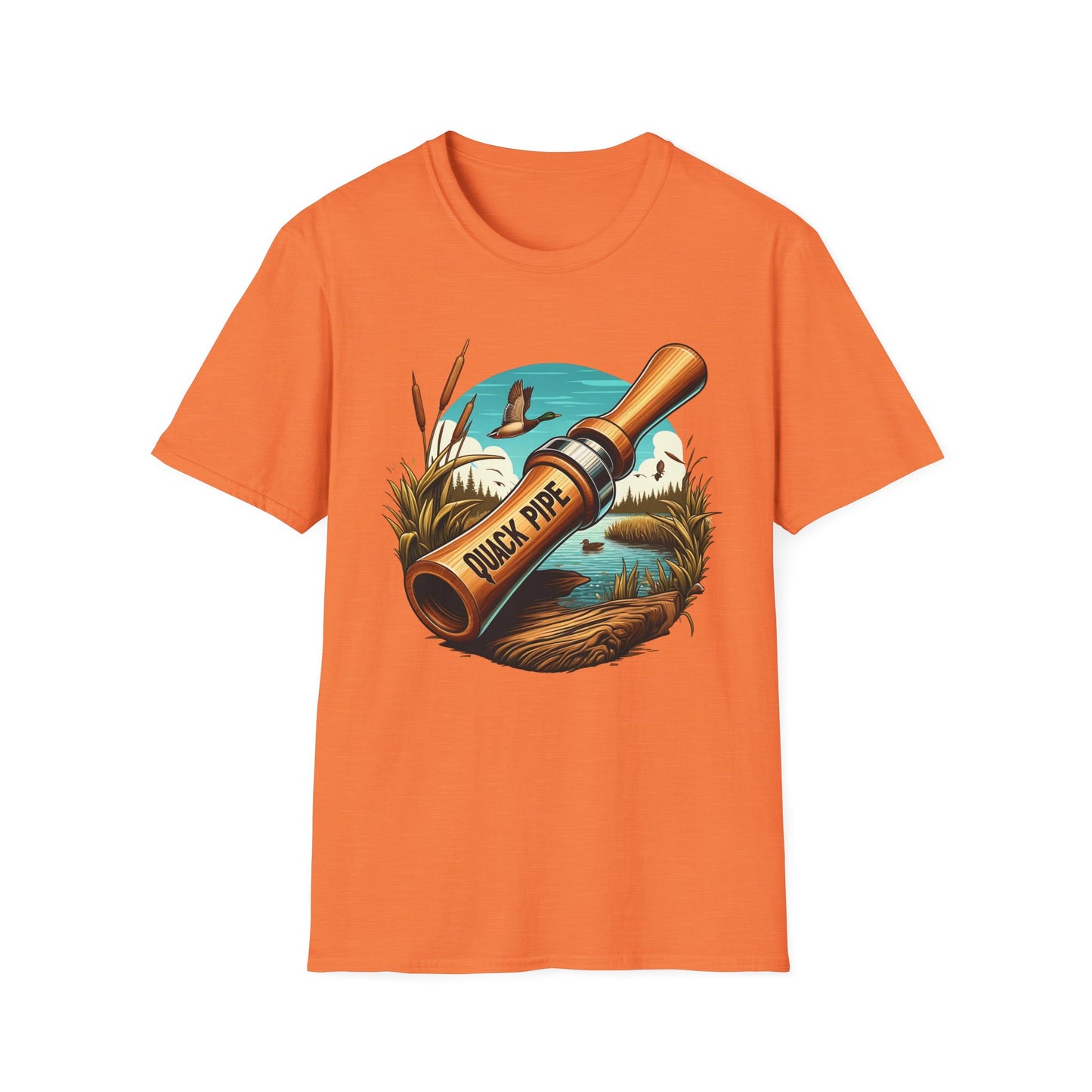 Quack Pipe Duck Hunting T Shirt - Funny Duck Hunting, Duck Call T Shirt, Hunters Gifts, Dad Gift, Gifts For Him, Man Gift