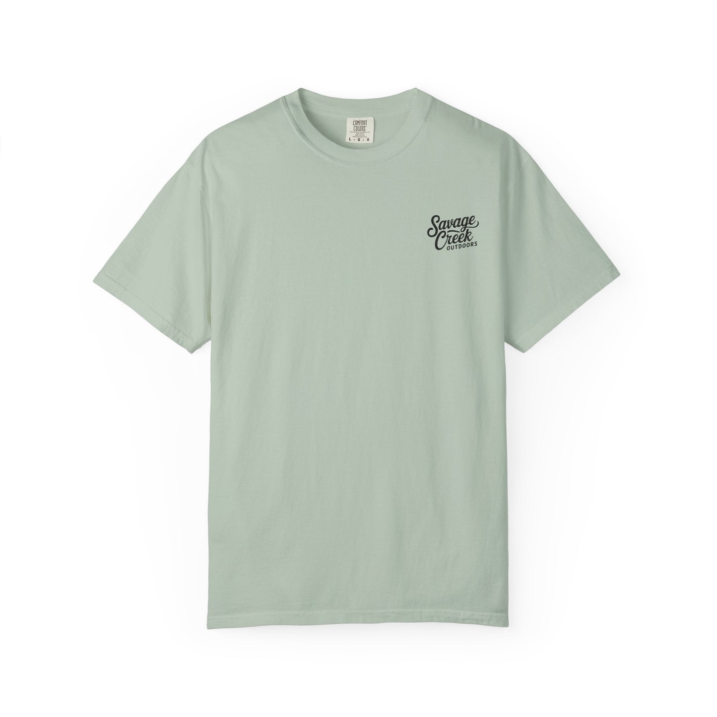 Savage Creek Outdoors Largemouth Bass Unisex Short Sleeve T-Shirt With Back Design