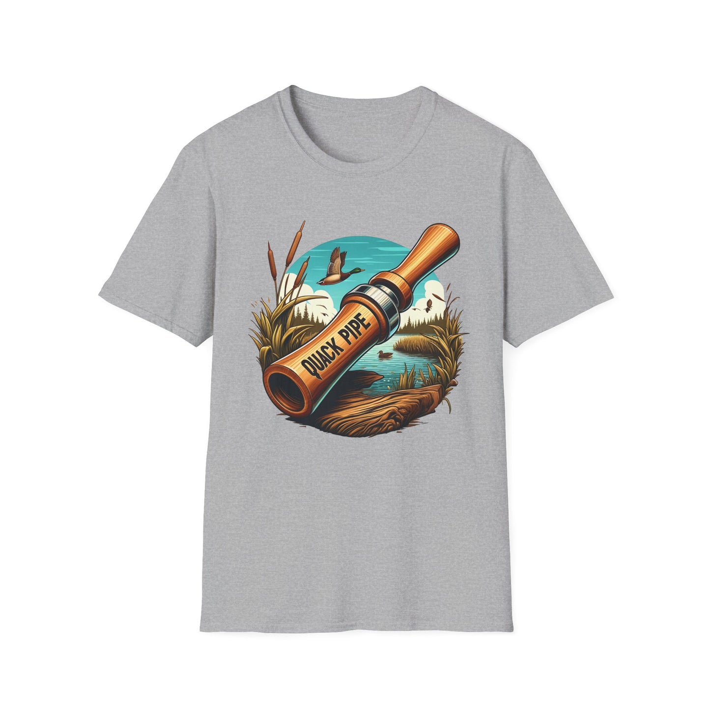 Quack Pipe Duck Hunting T Shirt - Funny Duck Hunting, Duck Call T Shirt, Hunters Gifts, Dad Gift, Gifts For Him, Man Gift