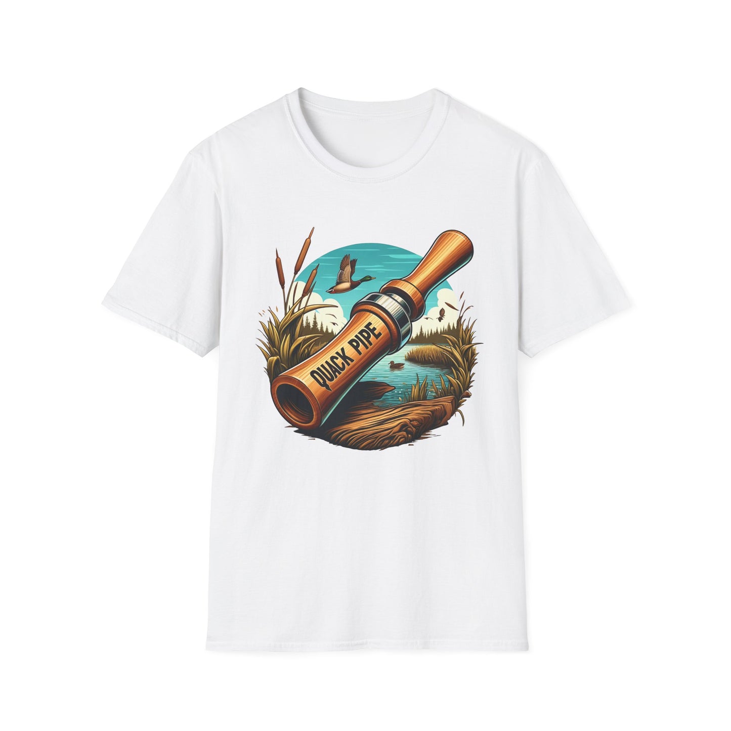 Quack Pipe Duck Hunting T Shirt - Funny Duck Hunting, Duck Call T Shirt, Hunters Gifts, Dad Gift, Gifts For Him, Man Gift