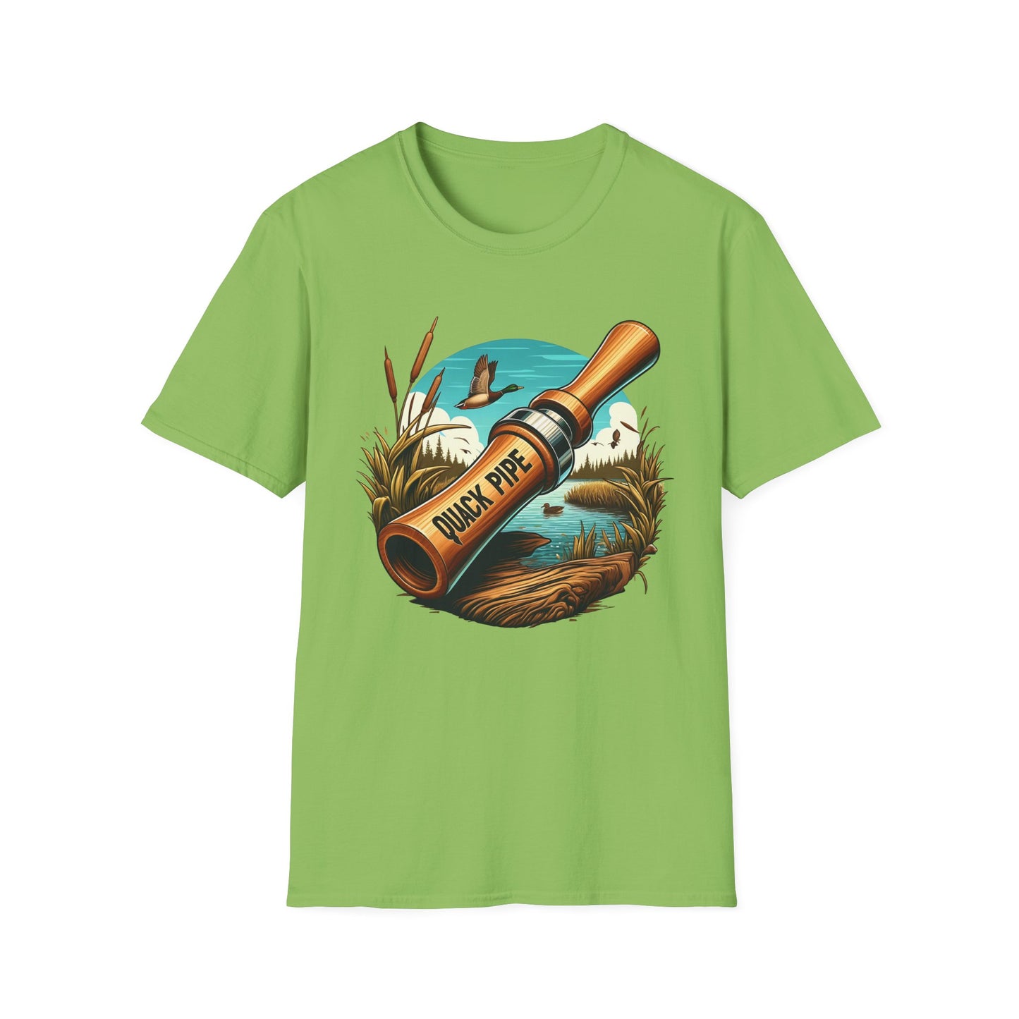 Quack Pipe Duck Hunting T Shirt - Funny Duck Hunting, Duck Call T Shirt, Hunters Gifts, Dad Gift, Gifts For Him, Man Gift