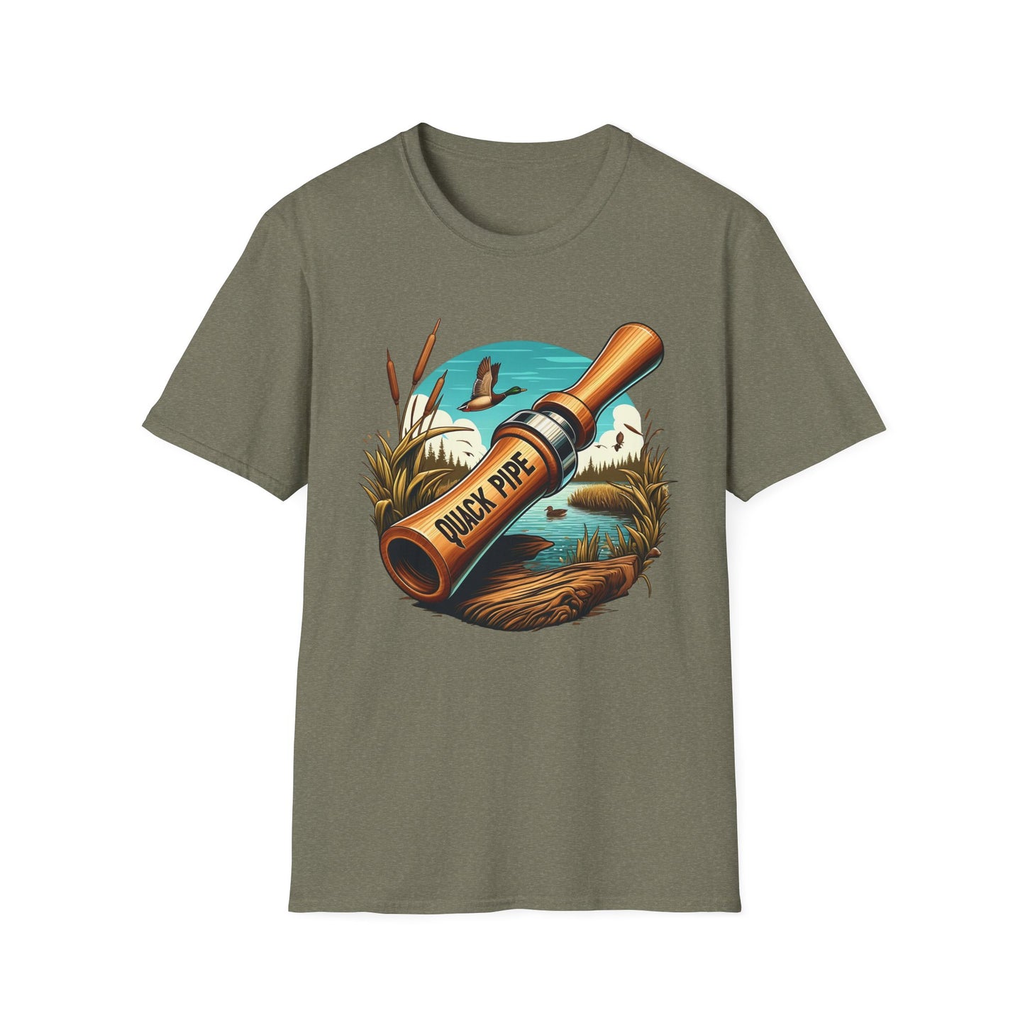 Quack Pipe Duck Hunting T Shirt - Funny Duck Hunting, Duck Call T Shirt, Hunters Gifts, Dad Gift, Gifts For Him, Man Gift