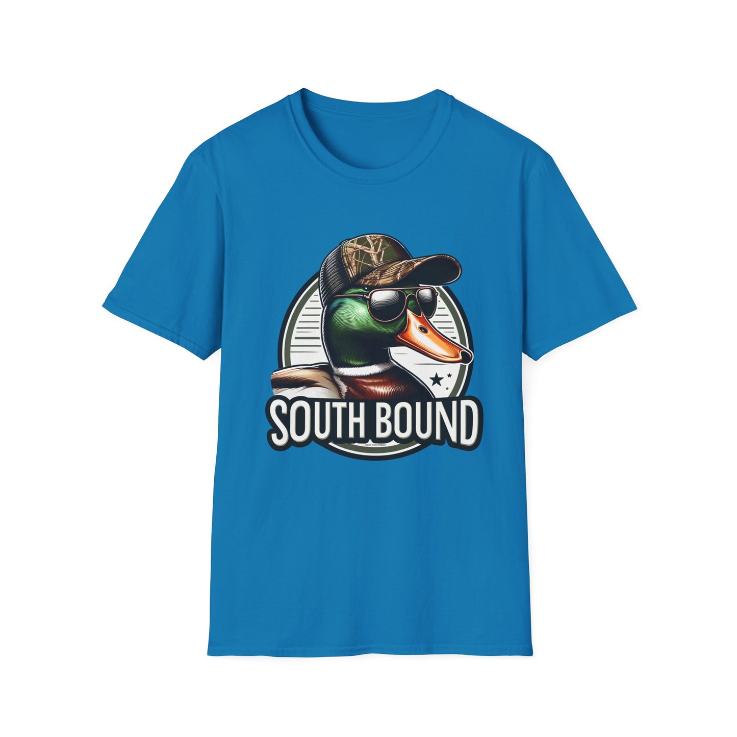 South Bound Mallard Duck Hunting Unisex Short Sleeve T-Shirt, Front Design