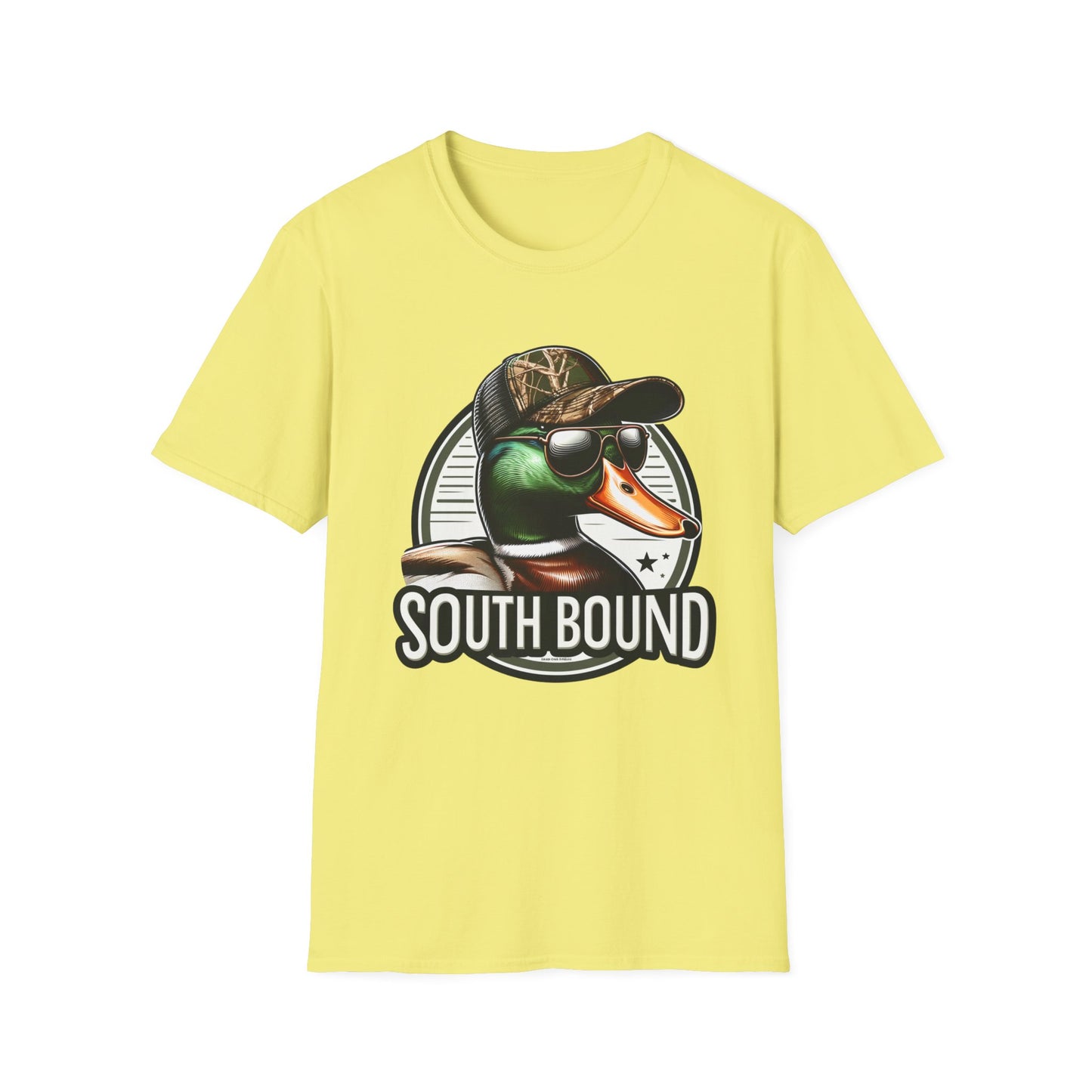 South Bound Mallard Duck Hunting Unisex Short Sleeve T-Shirt, Front Design