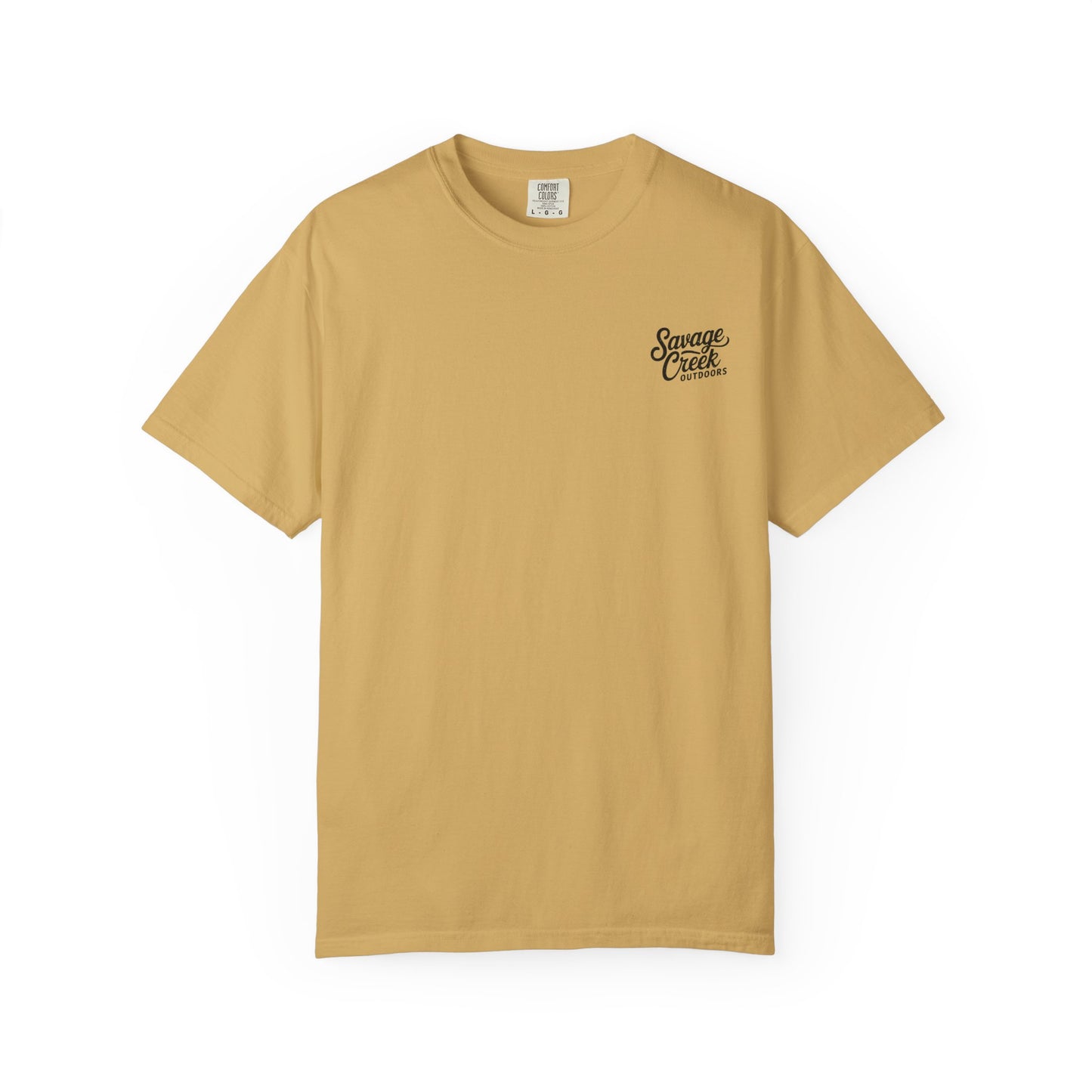 Savage Creek Outdoors Largemouth Bass Unisex Short Sleeve T-Shirt With Back Design