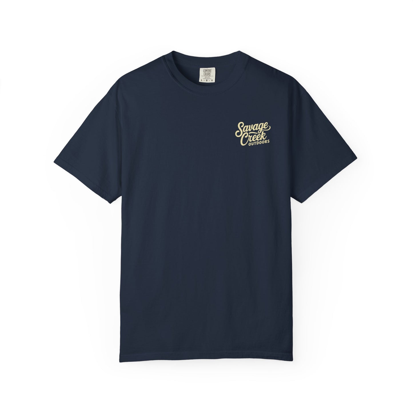 Savage Creek Outdoors Pride Flag Unisex Short Sleeve T-Shirt With Back Design