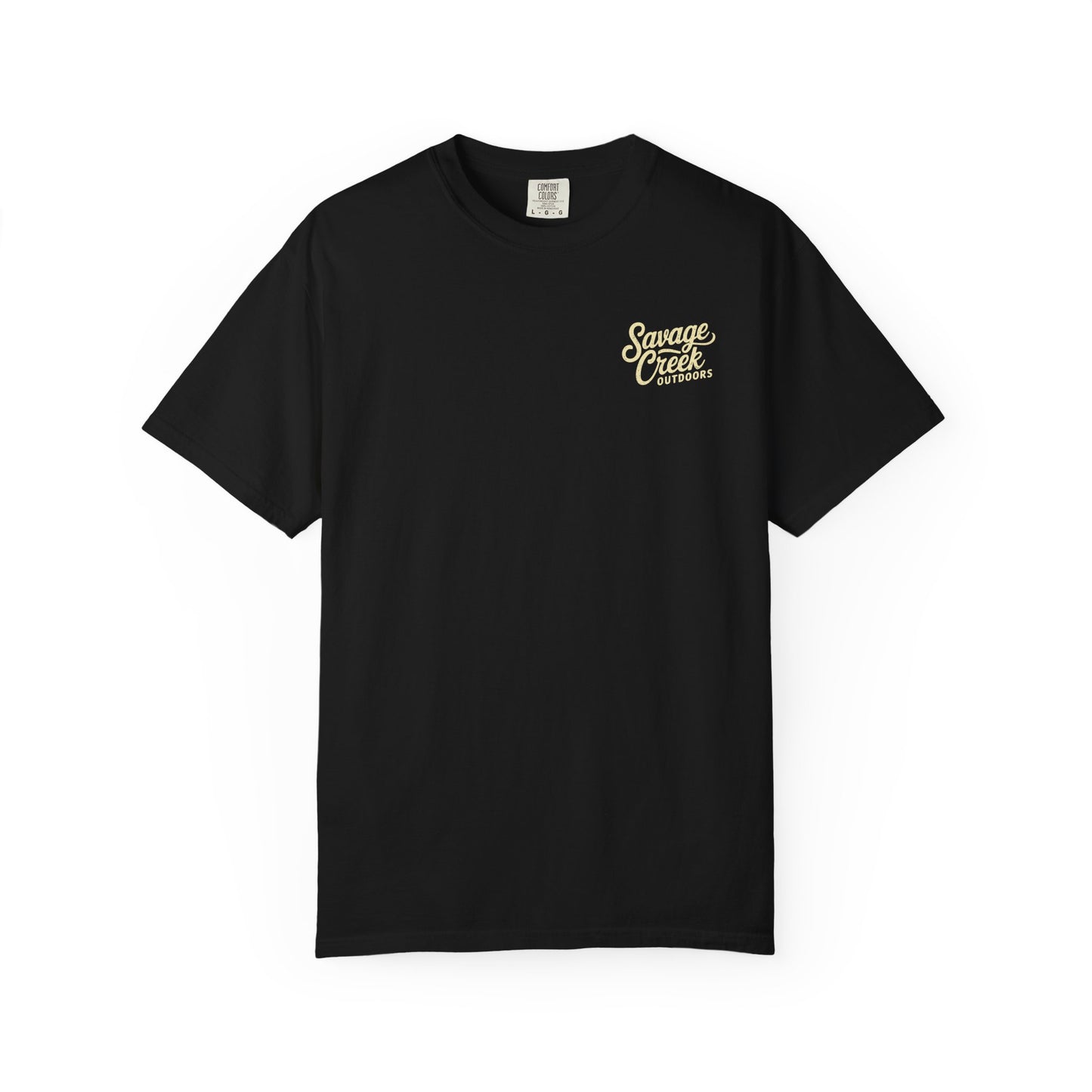 Savage Creek Outdoors Pride Flag Unisex Short Sleeve T-Shirt With Back Design