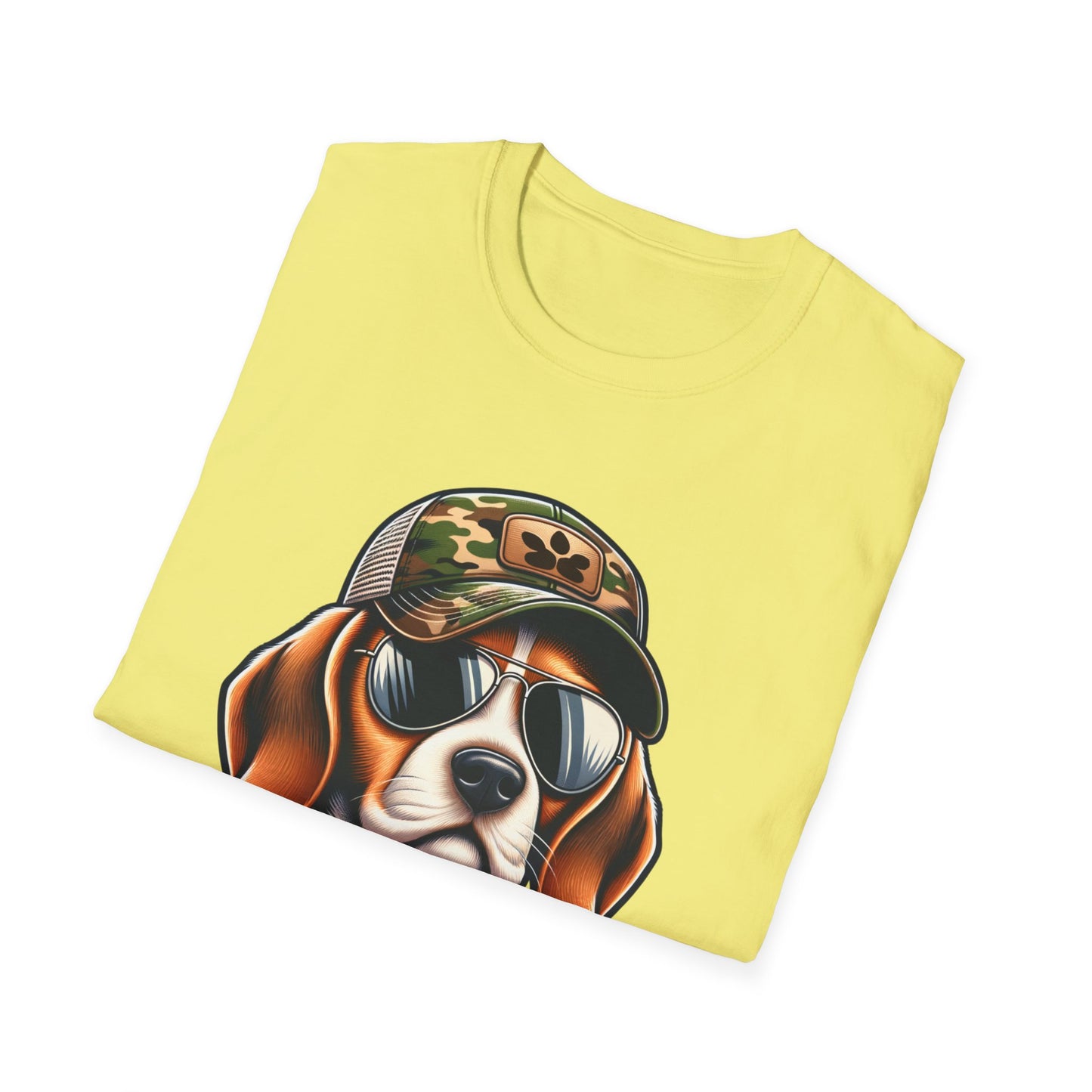 Southern Raised Beagle Unisex Short Sleeve T-Shirt, Front Design