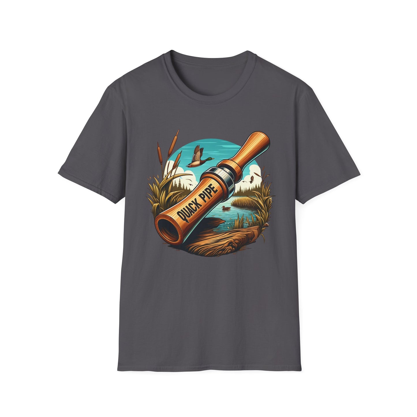 Quack Pipe Duck Hunting T Shirt - Funny Duck Hunting, Duck Call T Shirt, Hunters Gifts, Dad Gift, Gifts For Him, Man Gift