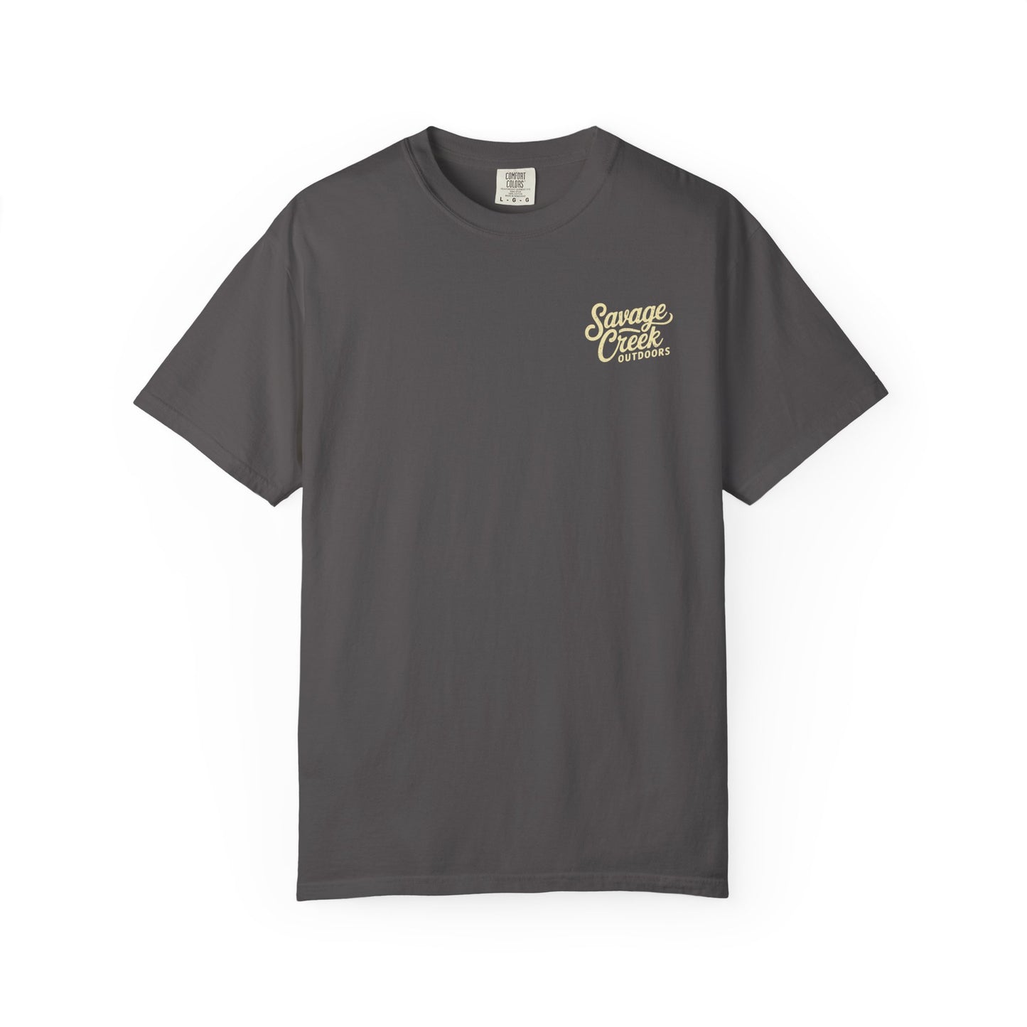 Savage Creek Outdoors Pride Flag Unisex Short Sleeve T-Shirt With Back Design