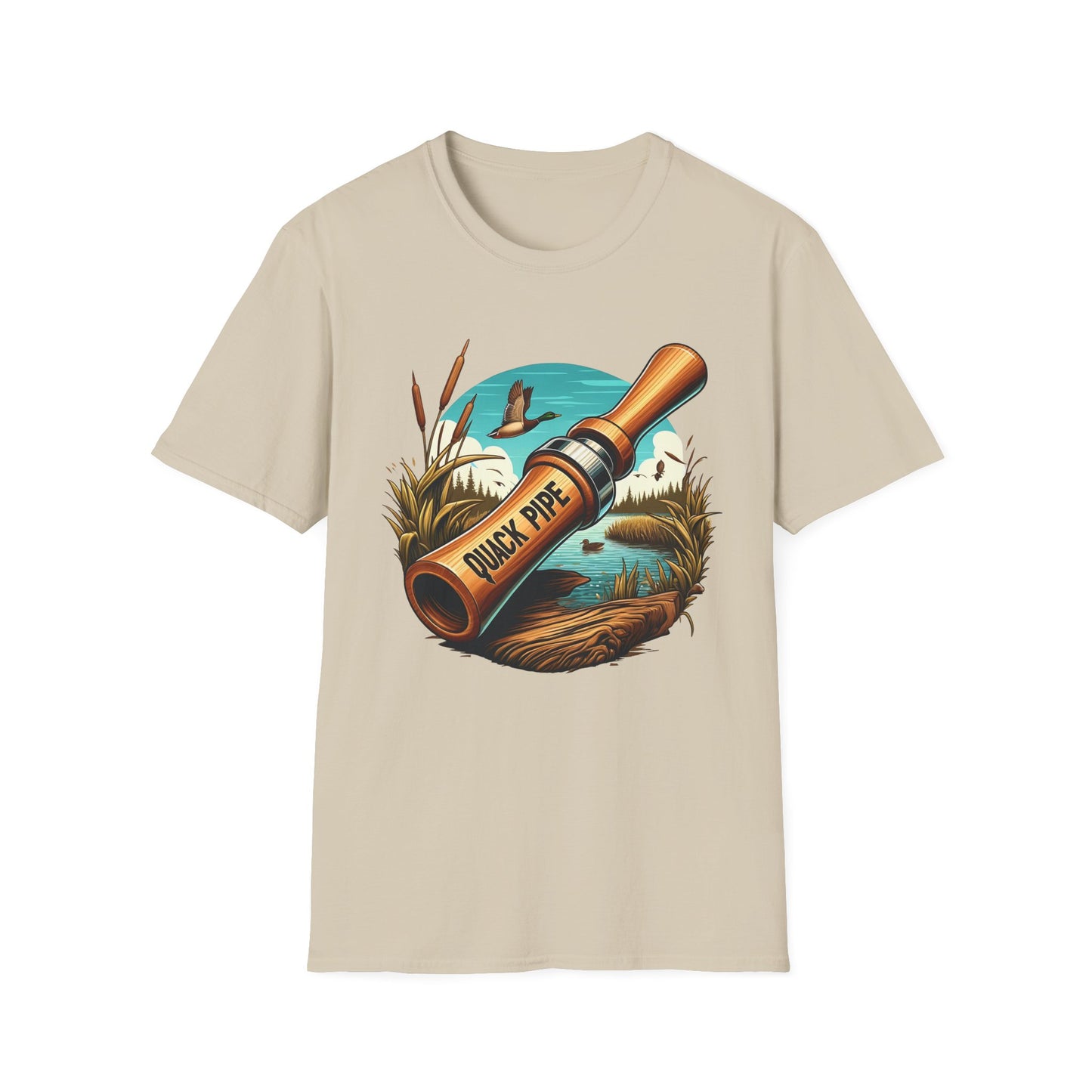 Quack Pipe Duck Hunting T Shirt - Funny Duck Hunting, Duck Call T Shirt, Hunters Gifts, Dad Gift, Gifts For Him, Man Gift