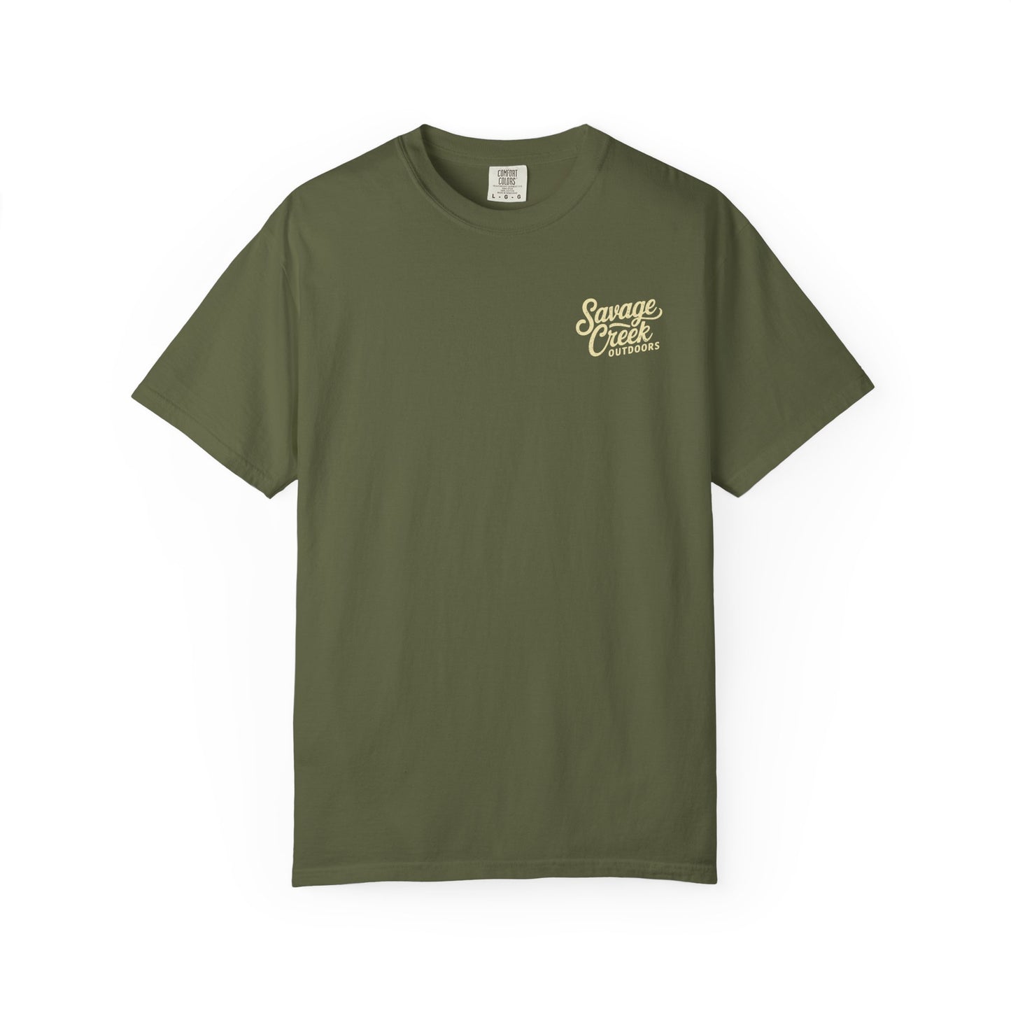 Savage Creek Outdoors Pride Flag Unisex Short Sleeve T-Shirt With Back Design